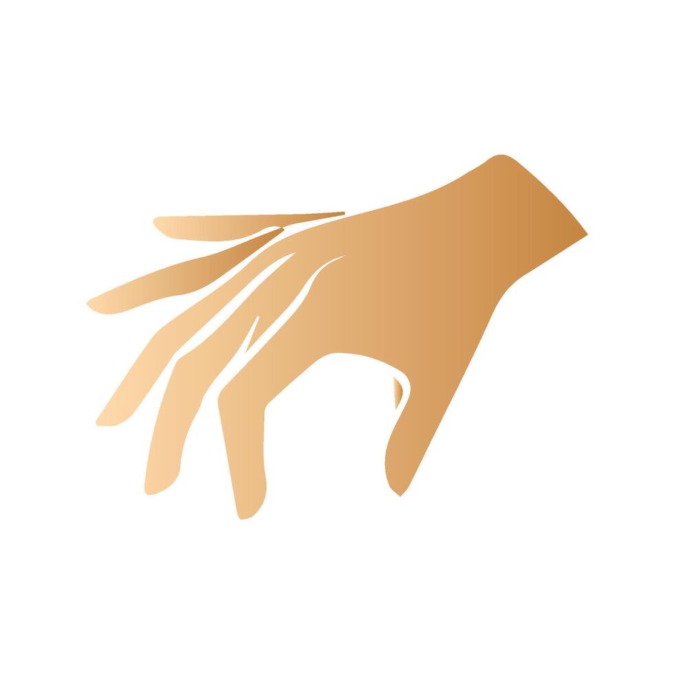 Hand pose, Cartoon human palms and wrist vector