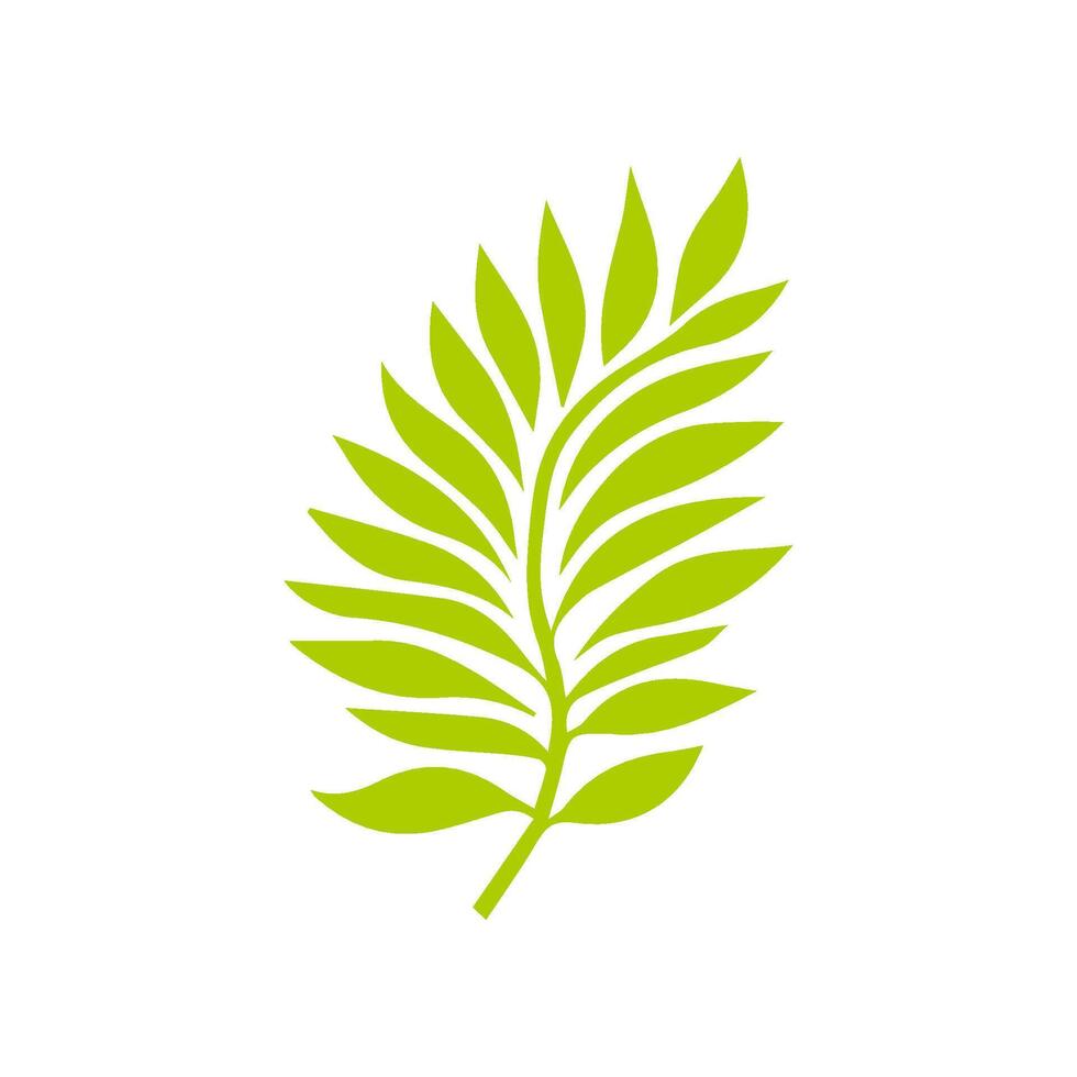 Green leaf icon. Leaves icon on isolated background. Collection green leaf. Elements design for natural, eco, vegan, bio labels vector