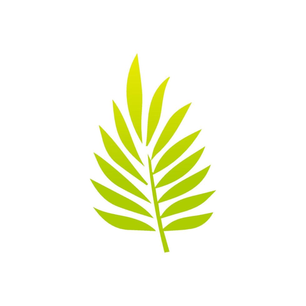 Green leaf icon, Elements design for natural, eco, vegan, bio label vector