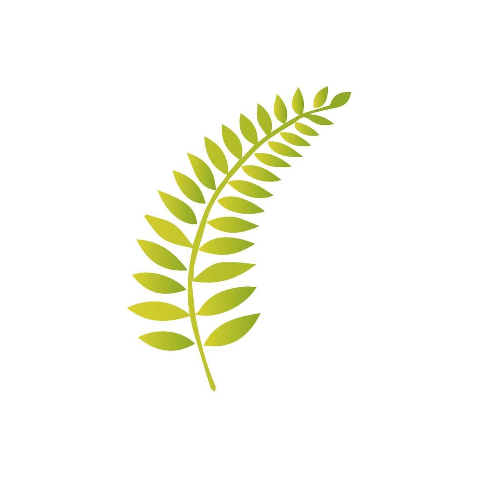 Green leaf icon, Elements design for natural, eco, vegan, bio label vector