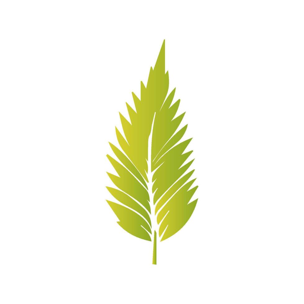 Green leaf icon, Elements design for natural, eco, vegan, bio label vector