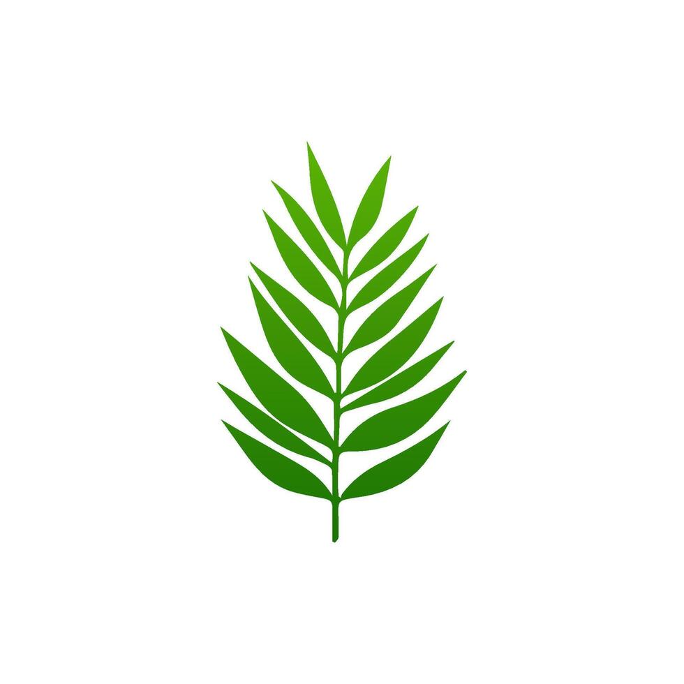 green leaf. Elements design for natural, eco, vegan, bio labels vector