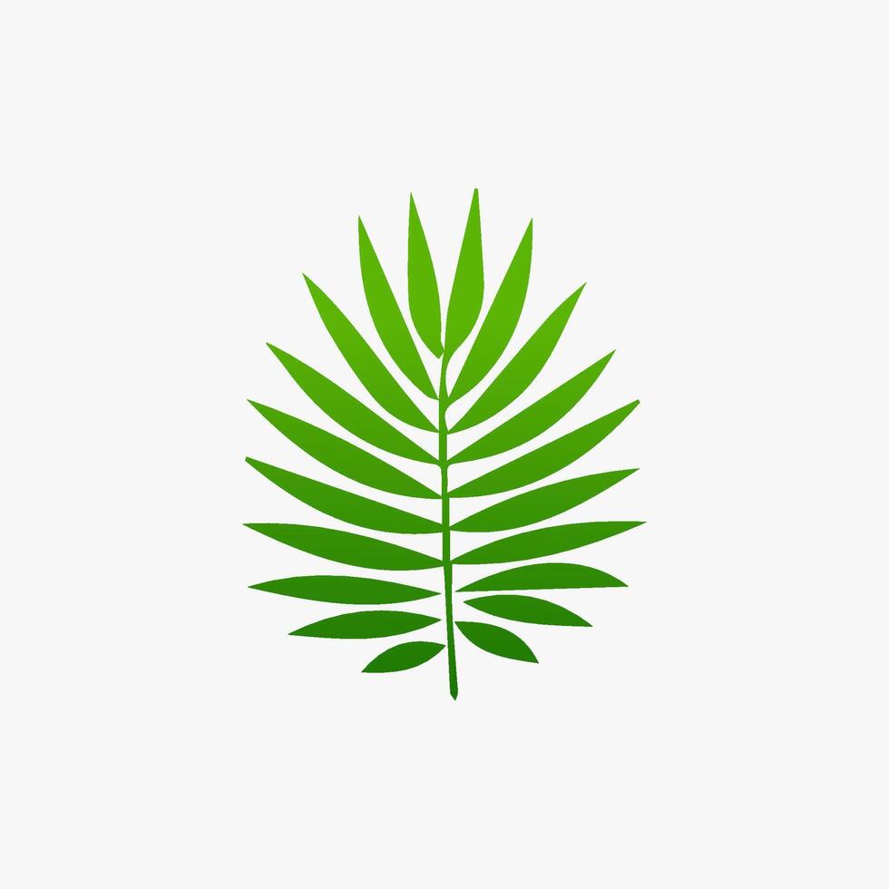 green leaf. Elements design for natural, eco, vegan, bio labels vector