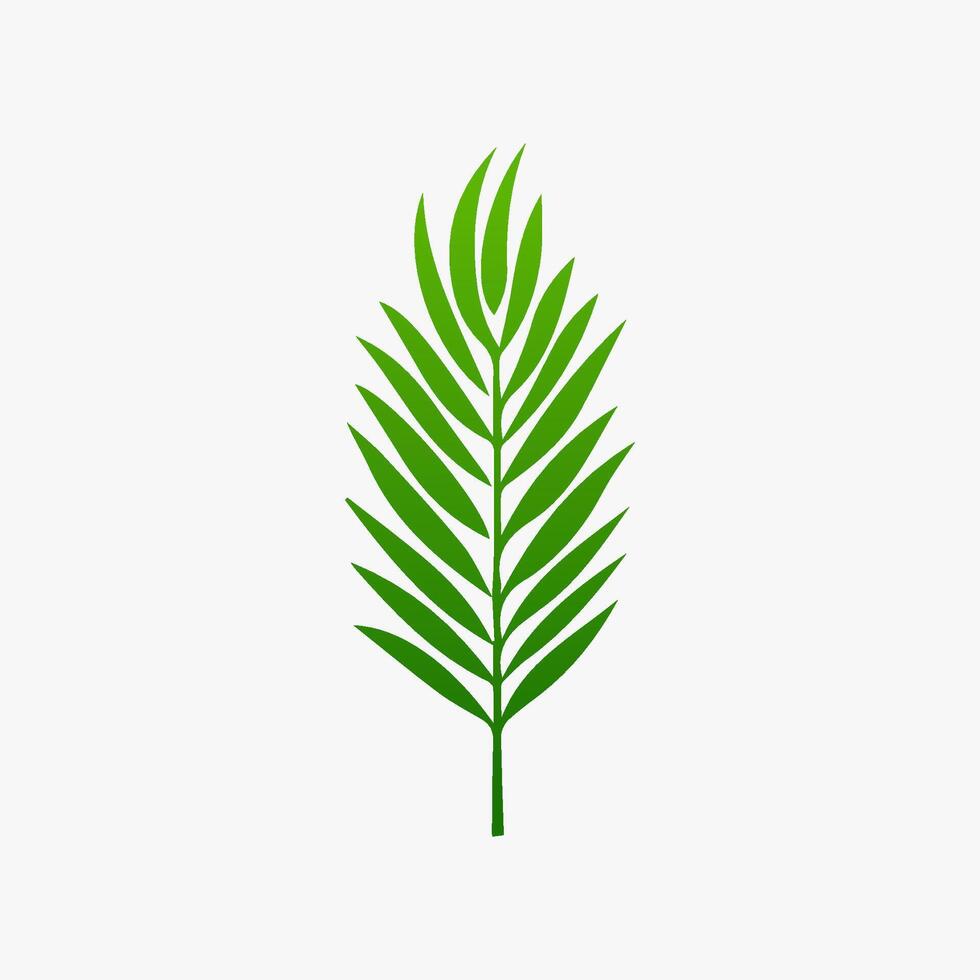 green leaf. Elements design for natural, eco, vegan, bio labels vector