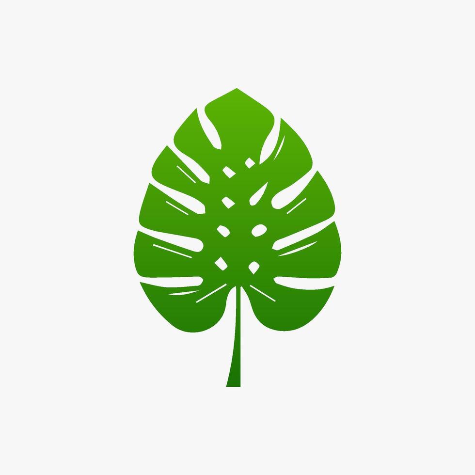 green leaf. Elements design for natural, eco, vegan, bio labels vector