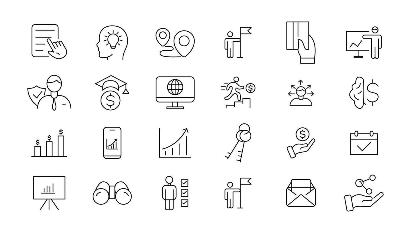 Digital marketing icons set. Content, search, marketing, ecommerce, seo, electronic devices, internet, analysis, social and more line icon. vector