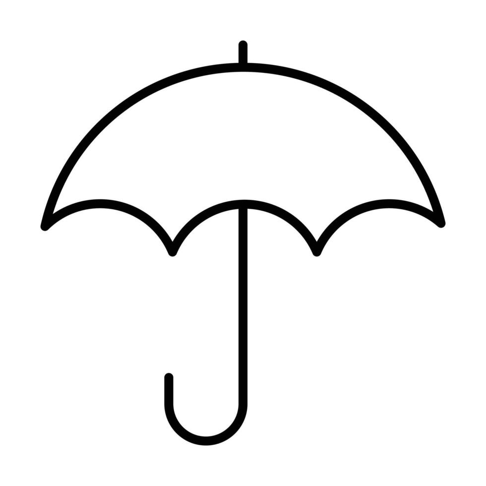 umbrella icon on white background vector