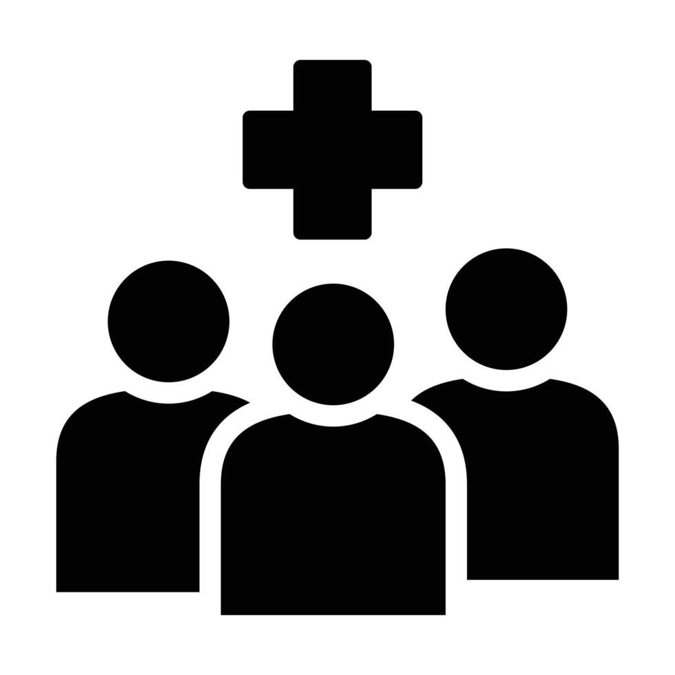 People care icon on white background vector