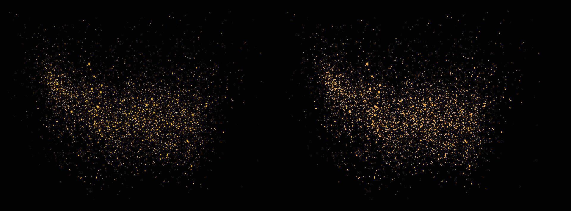 Golden color gold glitter celebratory illustration vector