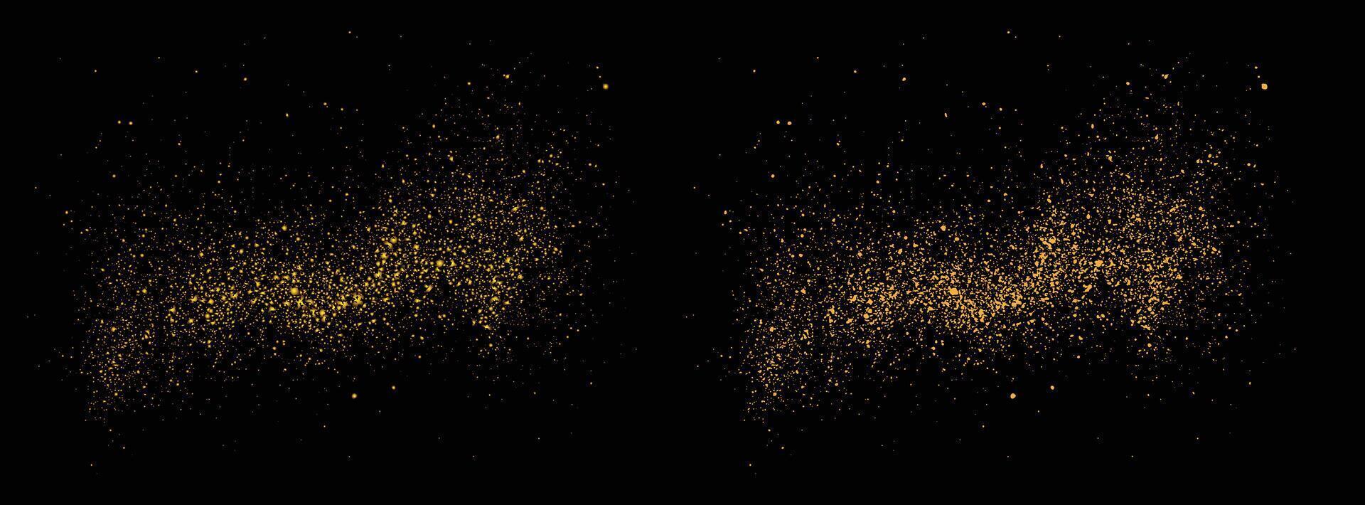 Sparkle luxury gold glitter glowing background vector