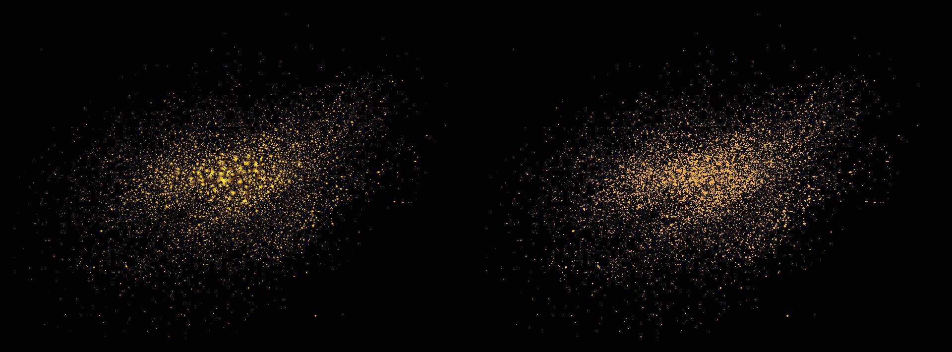 Confetti luxury gold glitter and golden color splatter vector