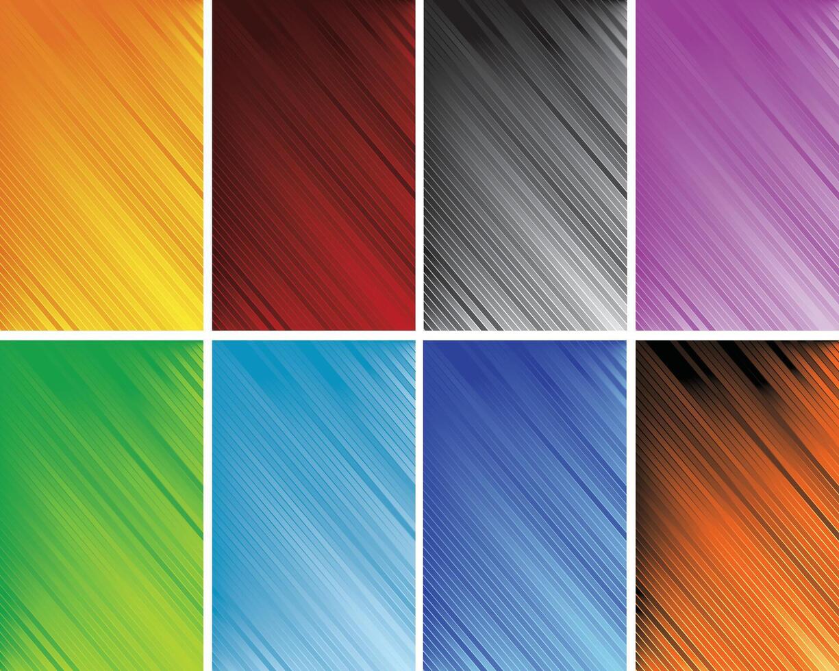 Modern colorful gradient background with crossing lines vector