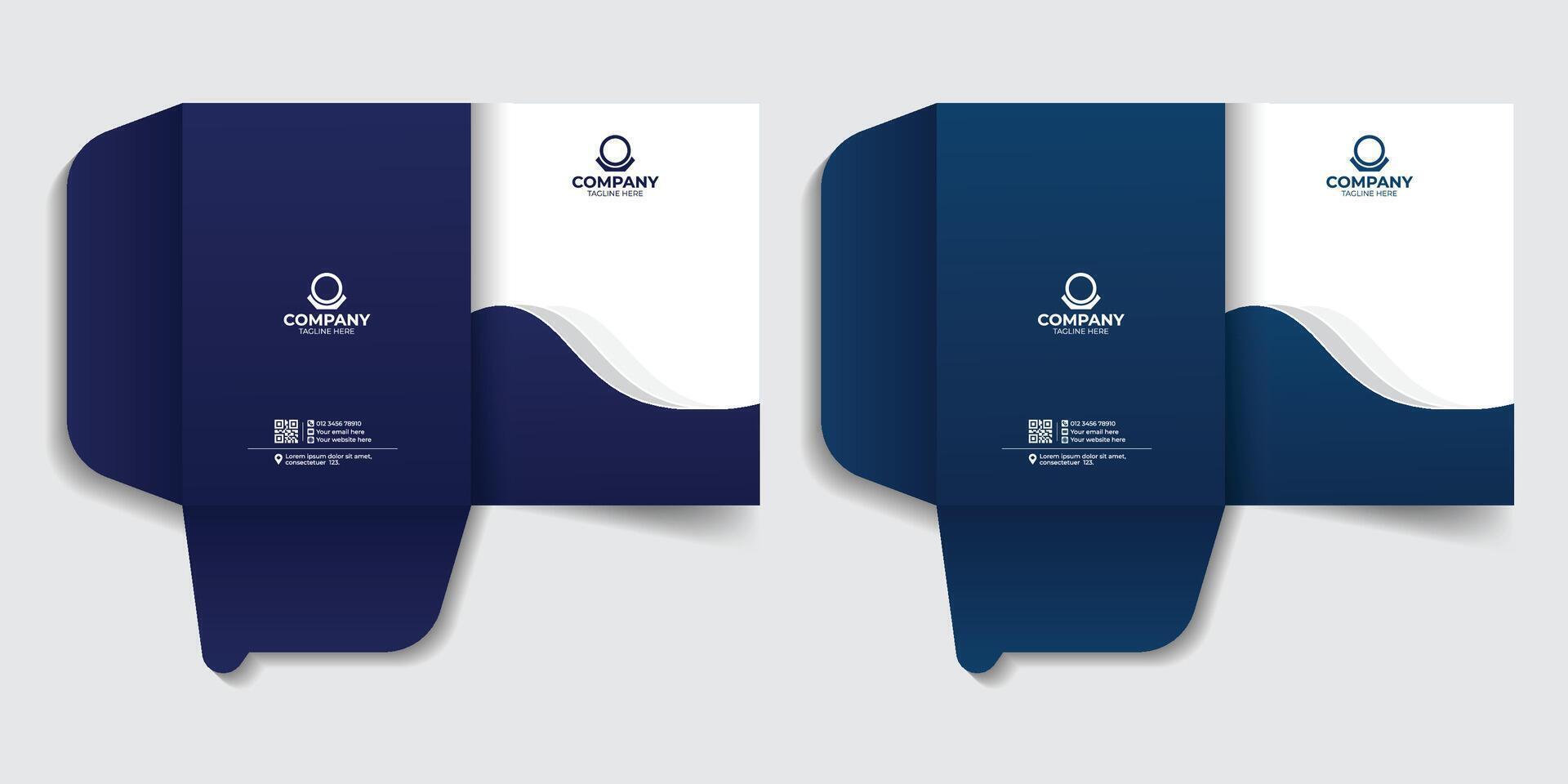 Creative, colorful, modern and unique file folder design for your business. Document file folder design for office or company. Office file, office folder, office document, file folder design template vector