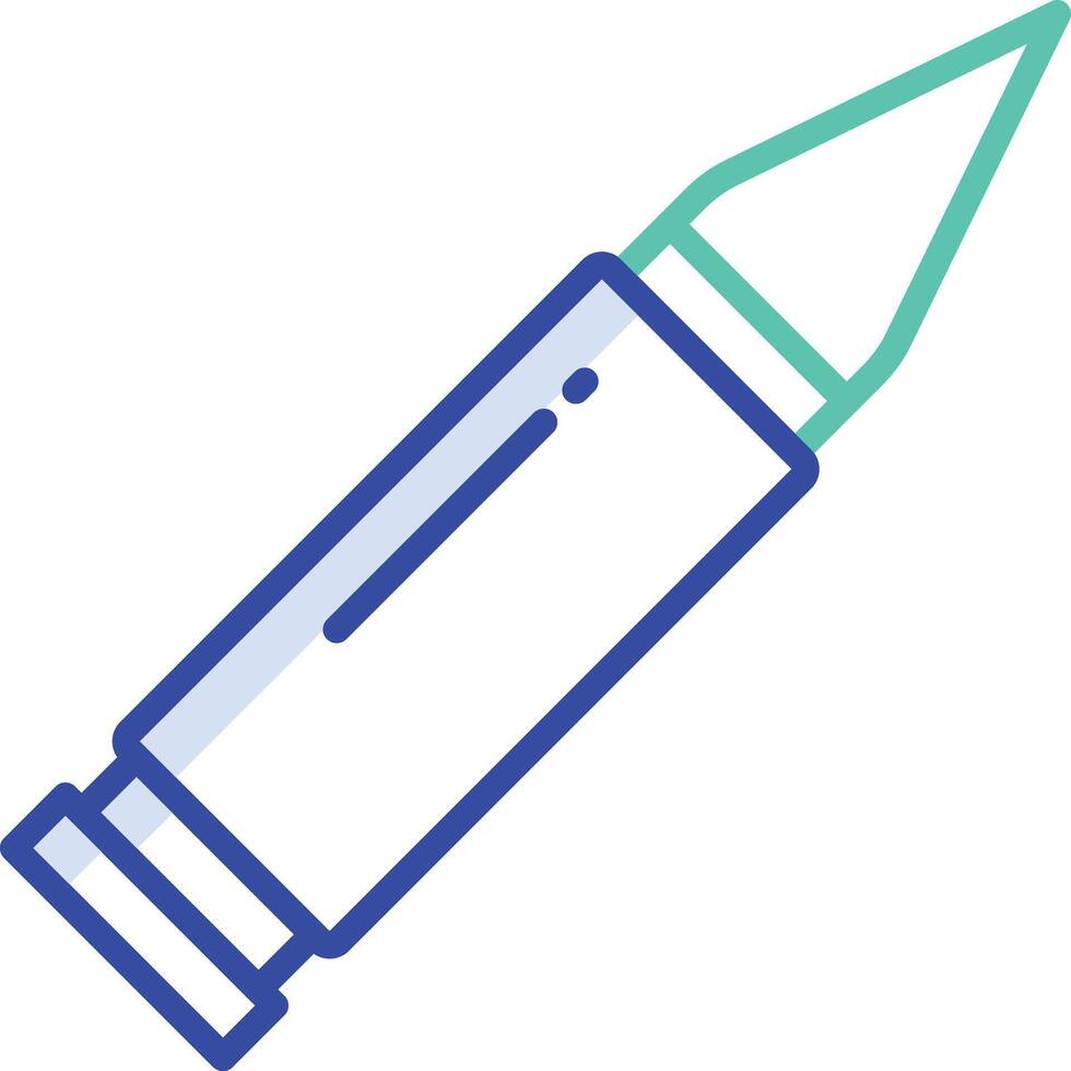 bullet outline color illustration vector