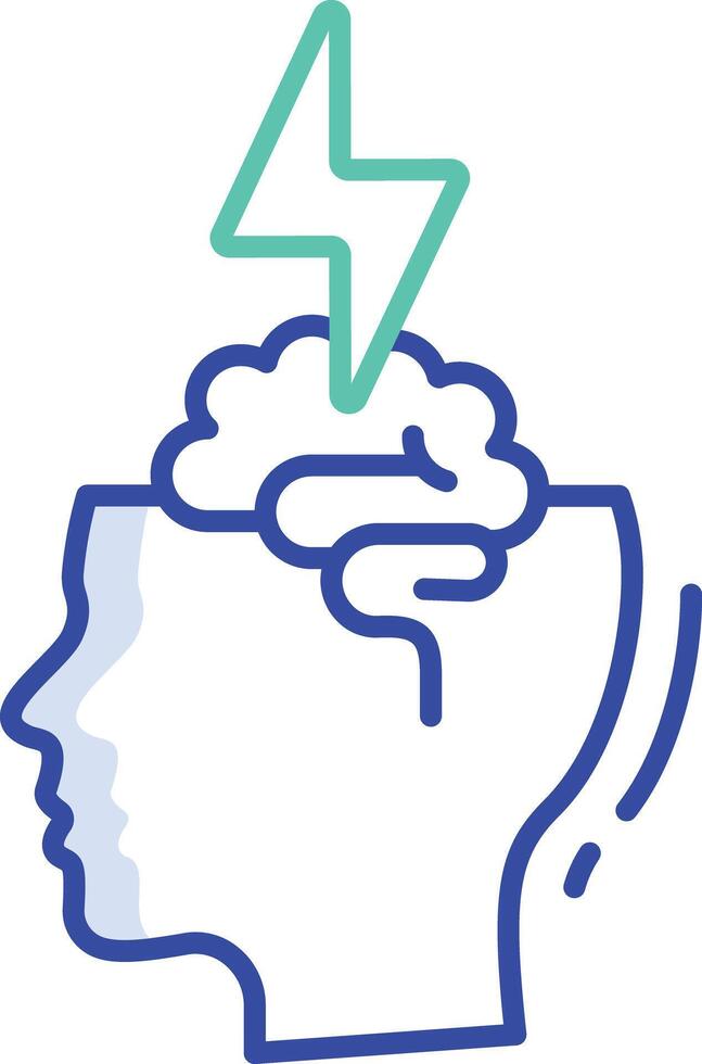 Stroke outline color illustration vector