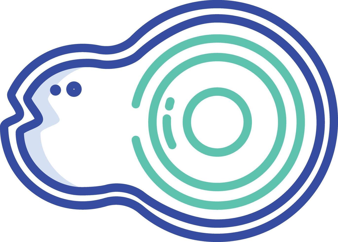 Moray outline color illustration vector