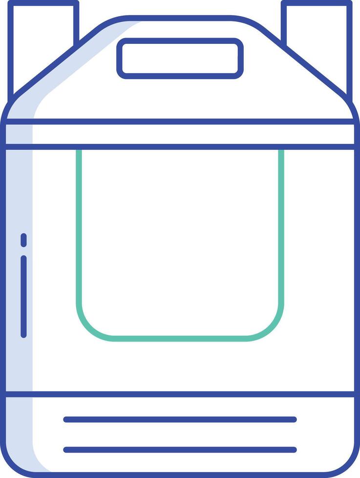 pesticide chemicals outline color illustration vector