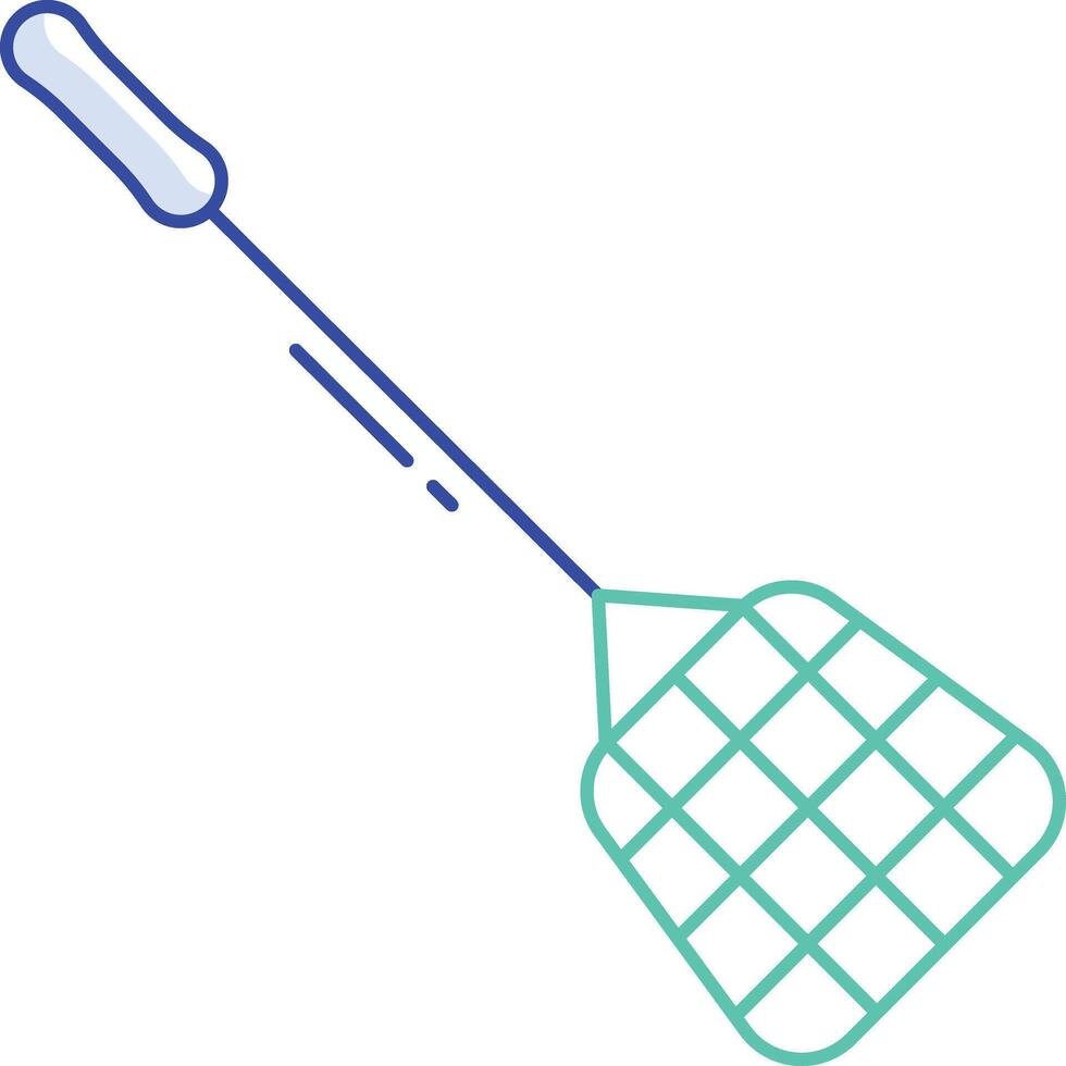 swatter outline color illustration vector