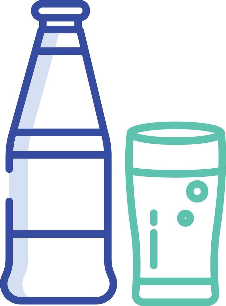 Inca Cola outline color illustration vector