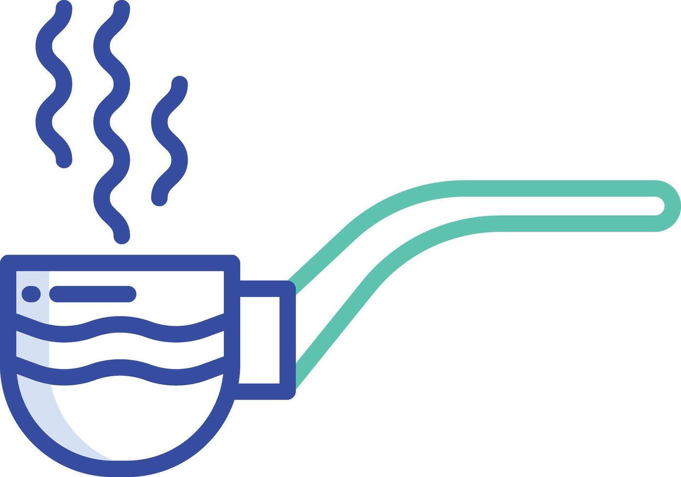 Pipe3 outline color illustration vector