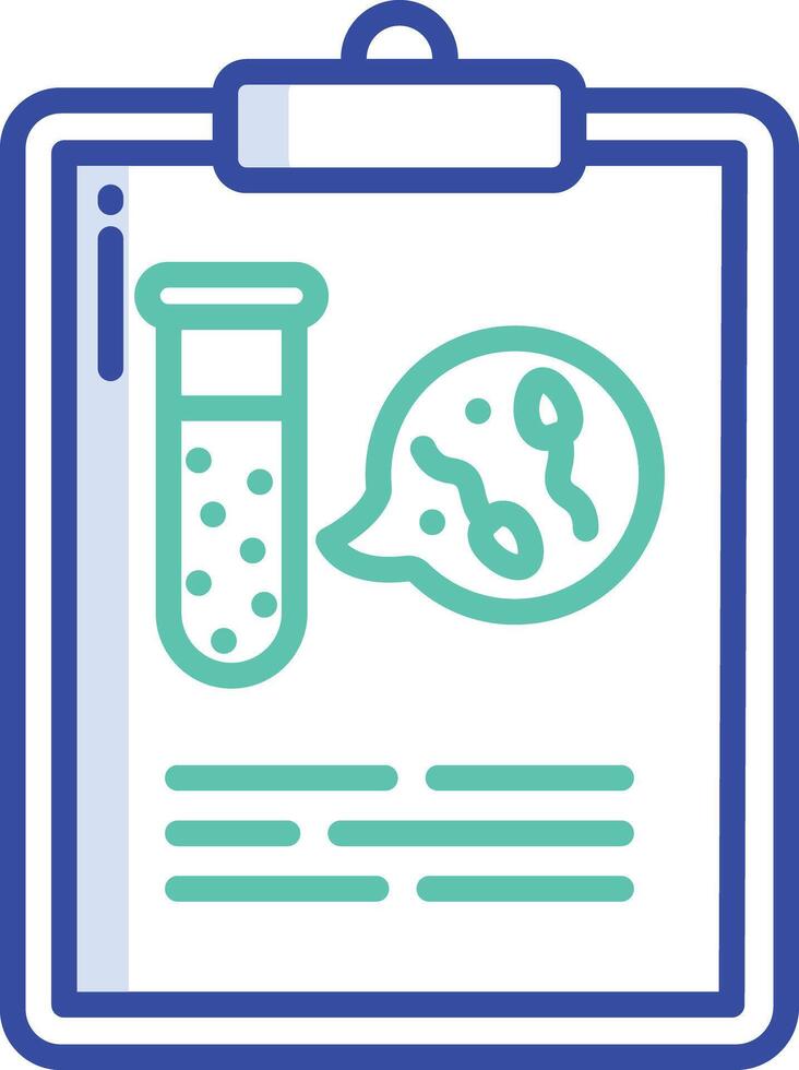 Analysis outline color illustration vector