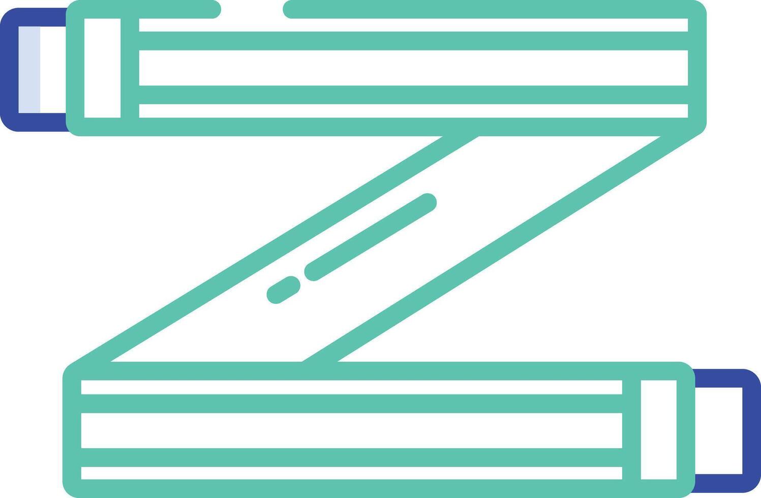 Expander outline color illustration vector