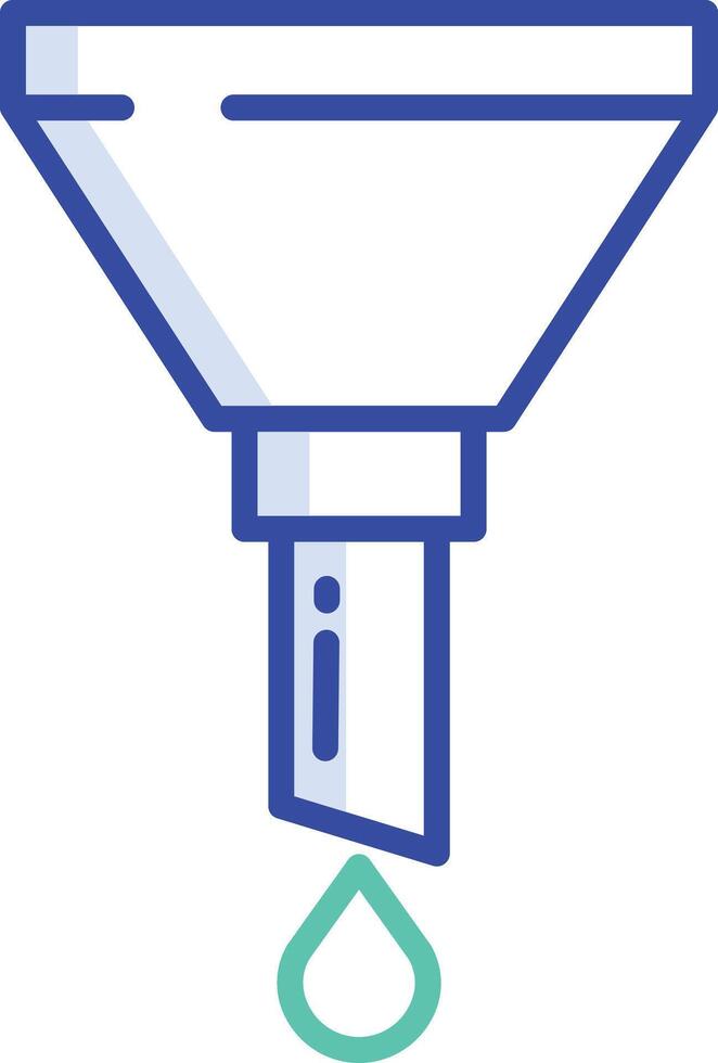 Filter outline color illustration vector