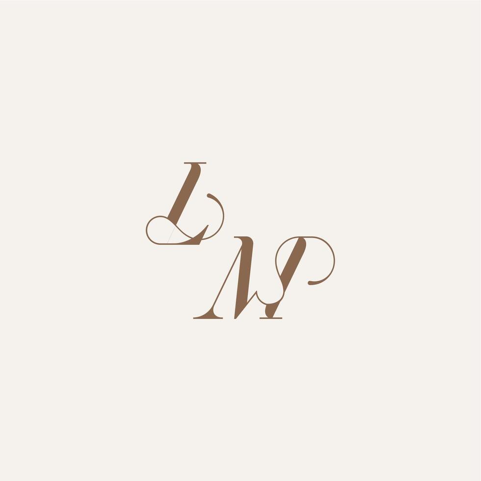 initial monogram logo wedding concept design ideas LM Luxury and Elegant letter vector