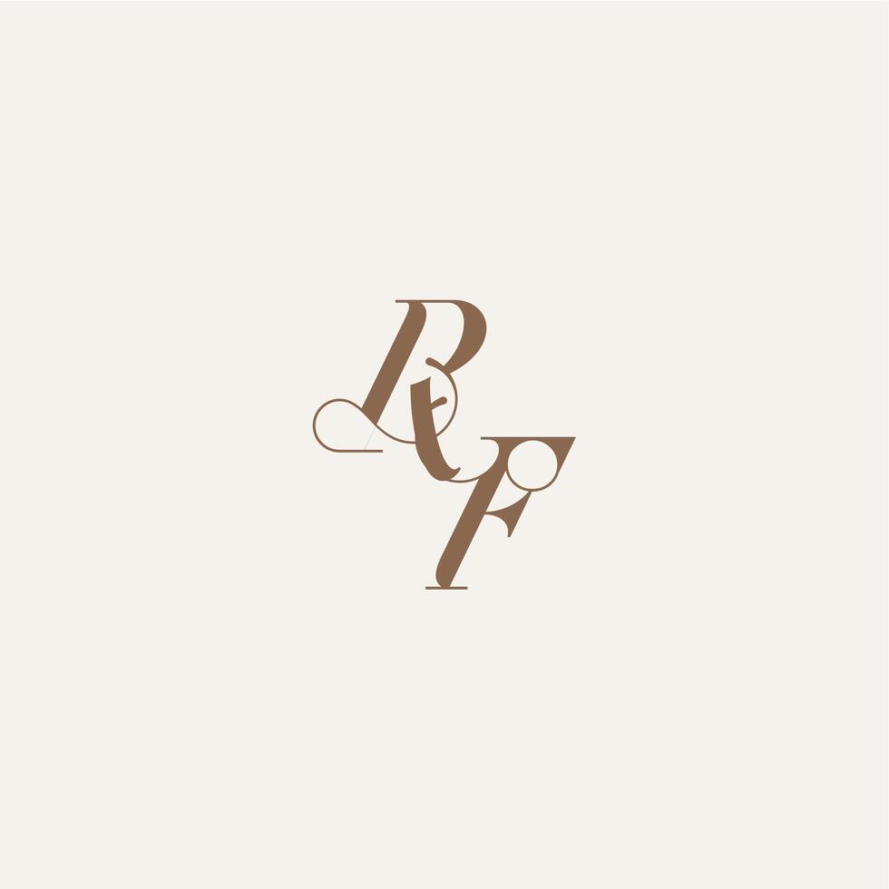 initial monogram logo wedding concept design ideas RF Luxury and Elegant letter vector