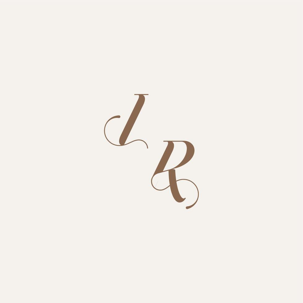 Luxury and Elegant initial monogram logo letter wedding concept design ideas IR vector