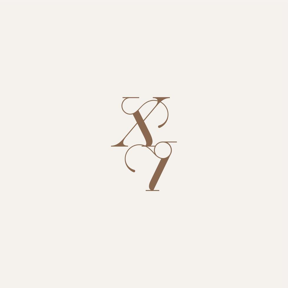 XI letter wedding concept design ideas Luxury and Elegant initial monogram logo vector