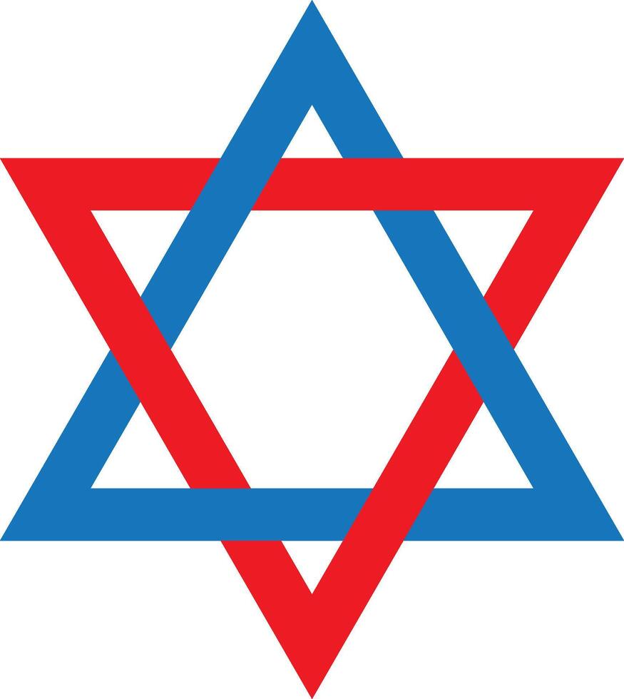 the star of david vector