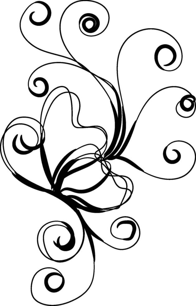 Butterfly Outline design vector
