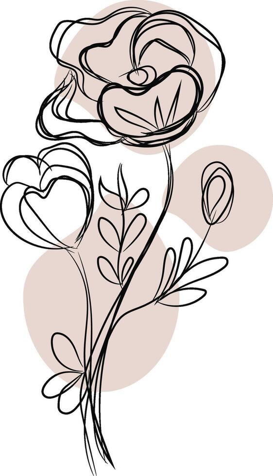 Floral Flower design vector
