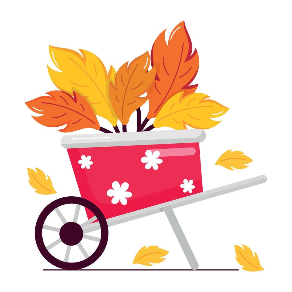 WebCollection of Cute Autumn Flat Stickers vector