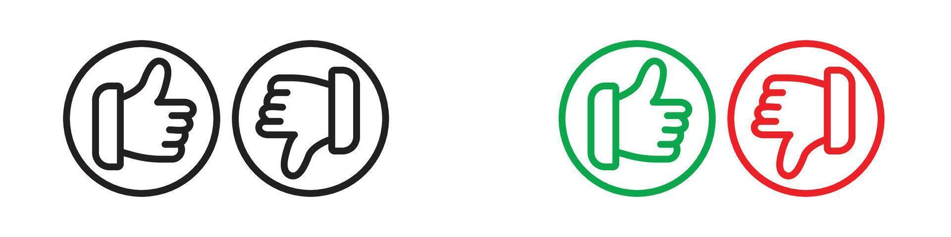 criticism icon set vector