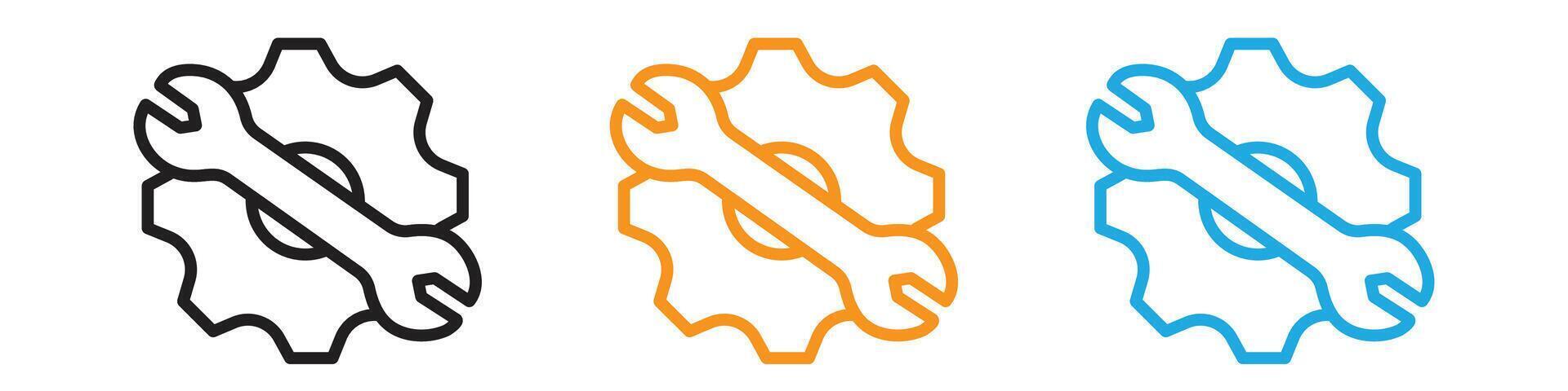 Easy Installation icon logo set collection for web app ui vector