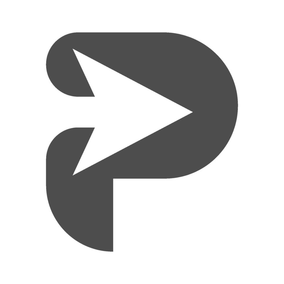 Arrow icon logo design vector