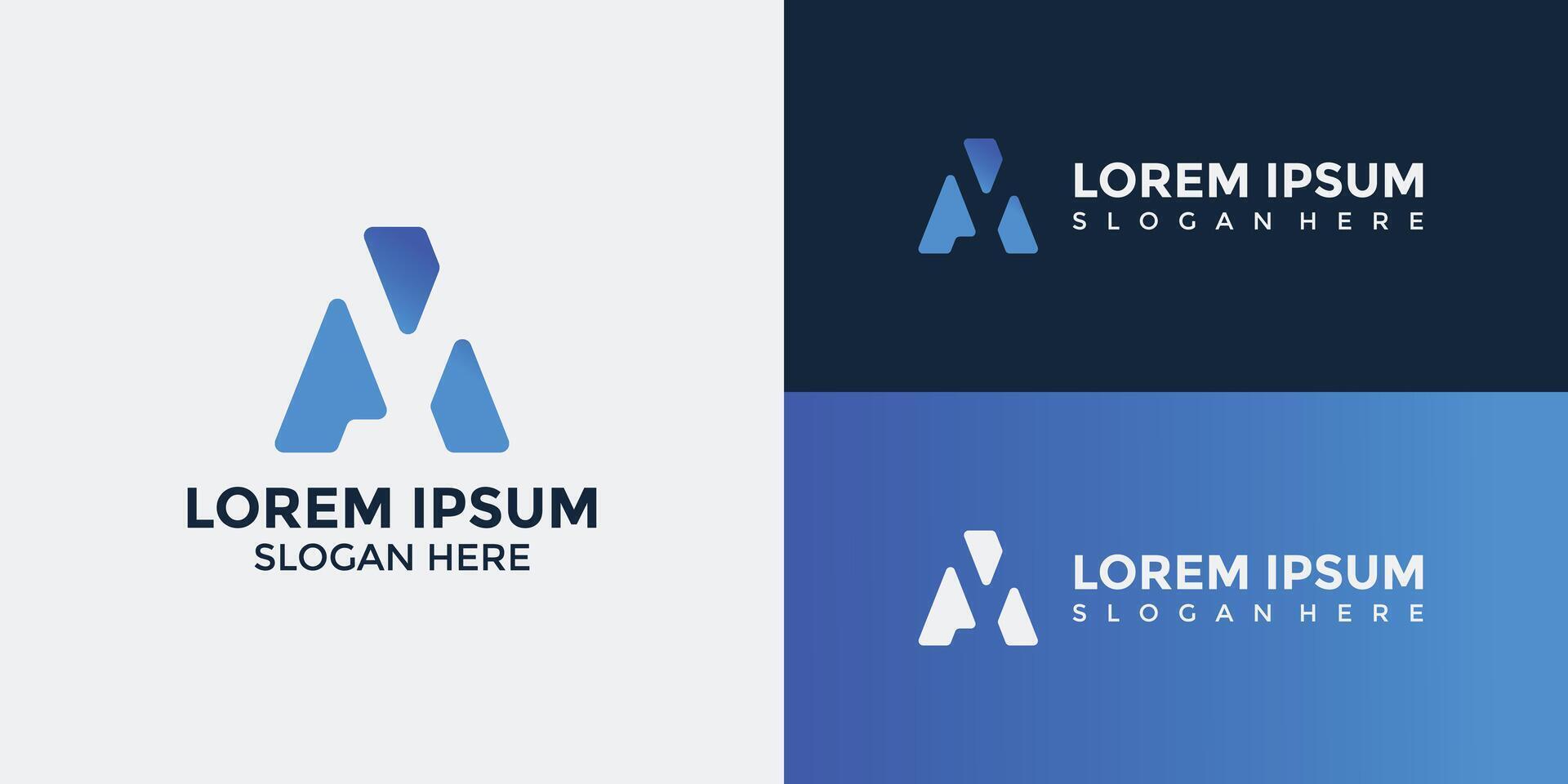 A Logo Design Template Graphic Branding vector