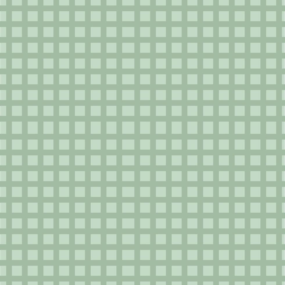 Green gingham vichy seamless pattern. vector