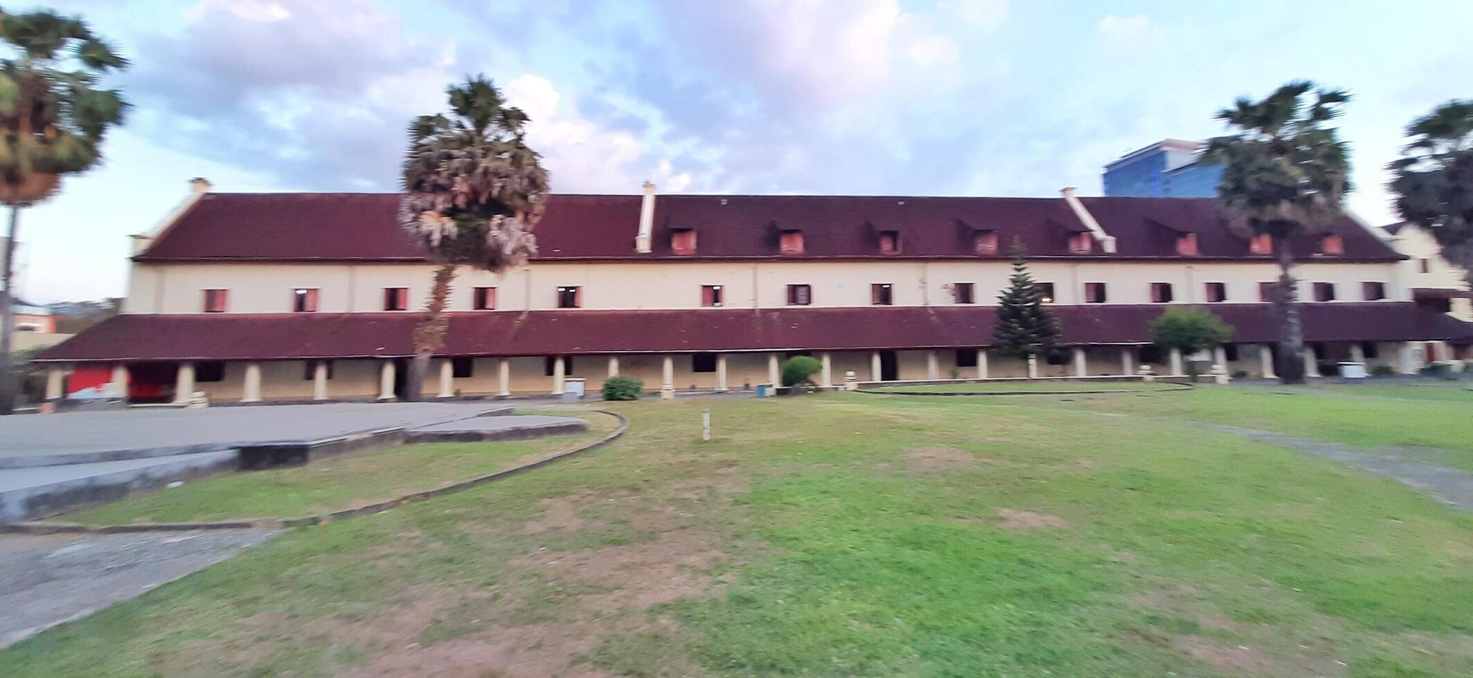 Fort Rotterdam or Benteng Ujung Pandang is a fort inherited from the Gowa-Tallo Kingdom built in 1545. Fort Rotterdam is located in the center of Makassar city. South Sulawesi, Indonesia July 15 2024 photo