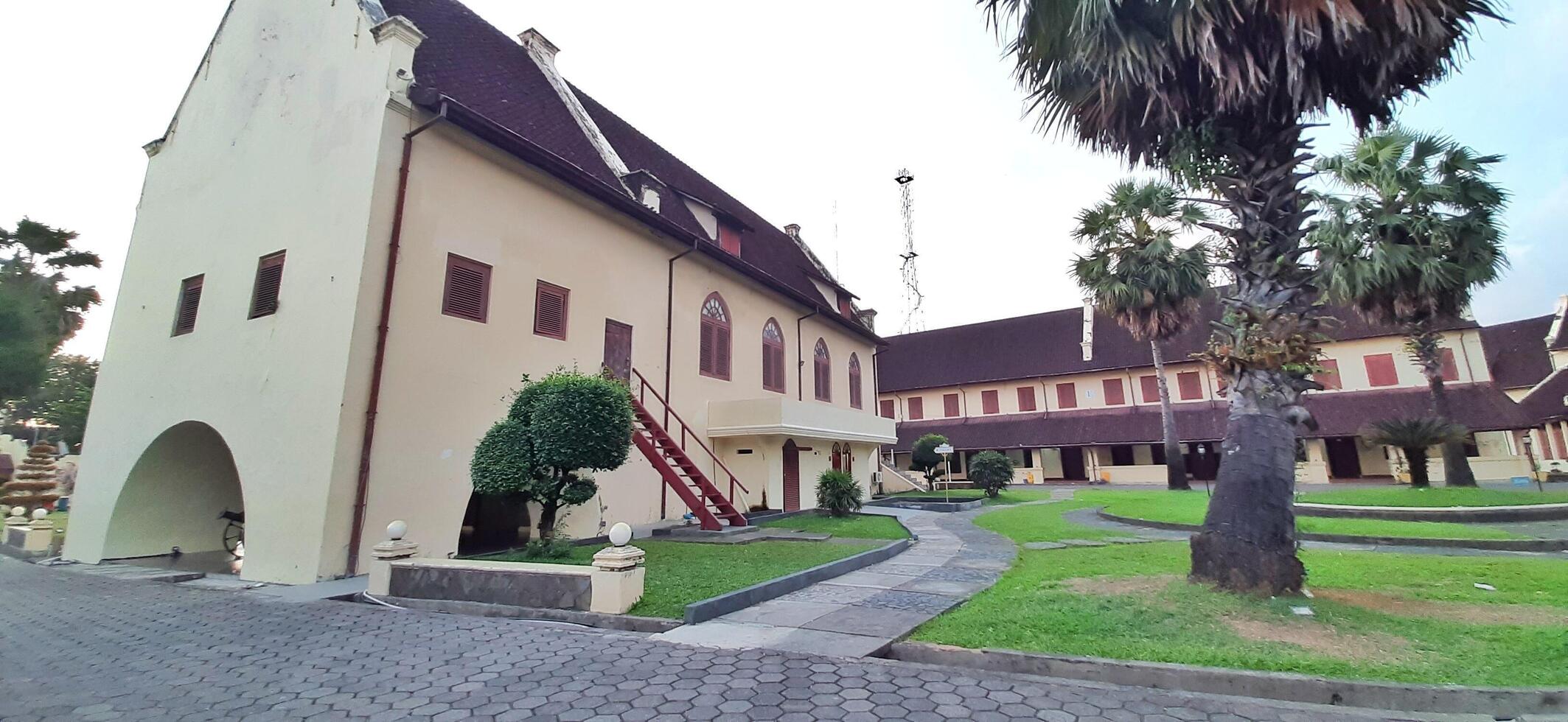 Fort Rotterdam or Benteng Ujung Pandang is a fort inherited from the Gowa-Tallo Kingdom built in 1545. Fort Rotterdam is located in the center of Makassar city. South Sulawesi, Indonesia July 15 2024 photo