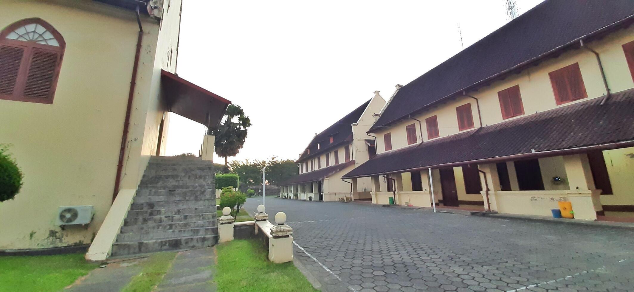 Fort Rotterdam or Benteng Ujung Pandang is a fort inherited from the Gowa-Tallo Kingdom built in 1545. Fort Rotterdam is located in the center of Makassar city. South Sulawesi, Indonesia July 15 2024 photo