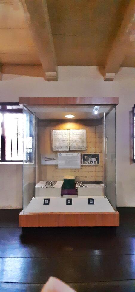 The La Galigo Museum is in the Fort Rotterdam area, Makassar City. This museum contains historical and cultural evidence from various tribes in the South Sulawesi region, Indonesia - 15 July 2024 photo