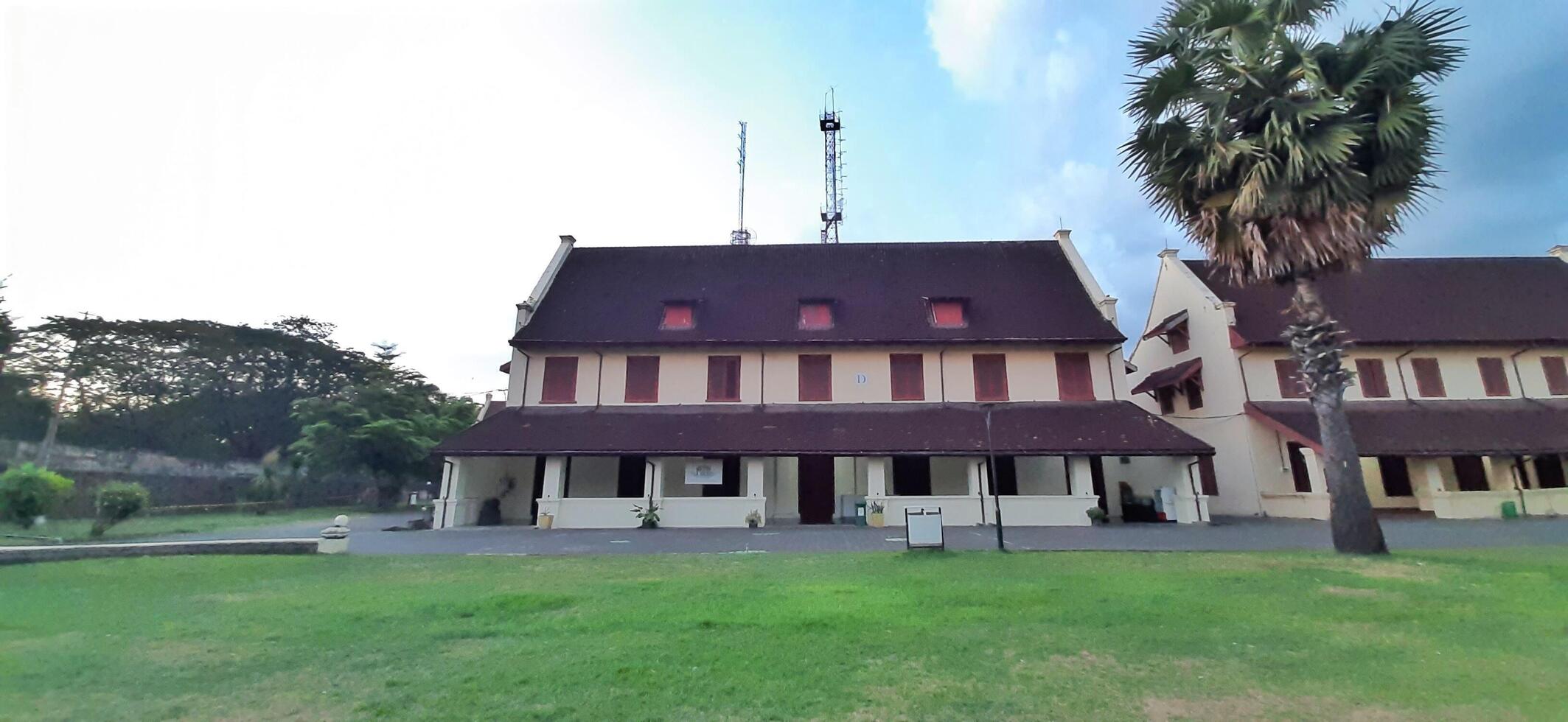 Fort Rotterdam or Benteng Ujung Pandang is a fort inherited from the Gowa-Tallo Kingdom built in 1545. Fort Rotterdam is located in the center of Makassar city. South Sulawesi, Indonesia July 15 2024 photo