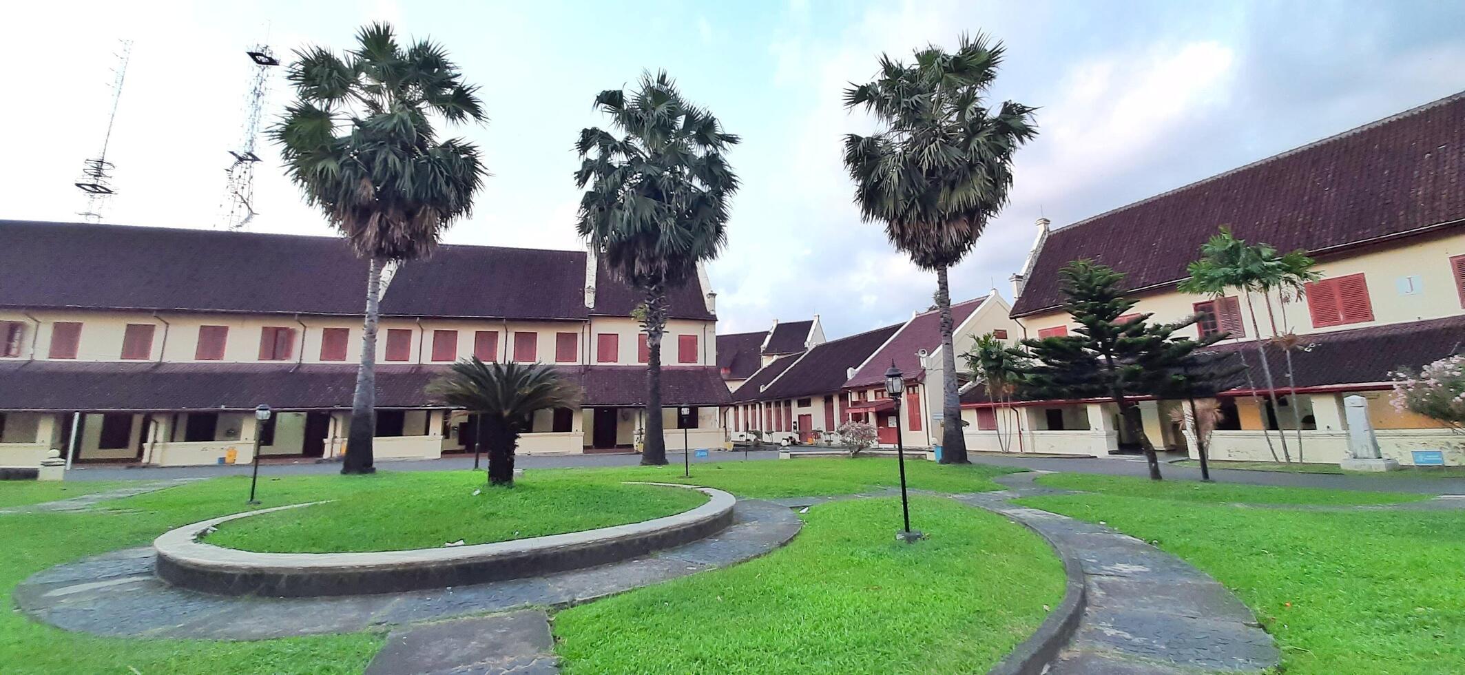 Fort Rotterdam or Benteng Ujung Pandang is a fort inherited from the Gowa-Tallo Kingdom built in 1545. Fort Rotterdam is located in the center of Makassar city. South Sulawesi, Indonesia July 15 2024 photo