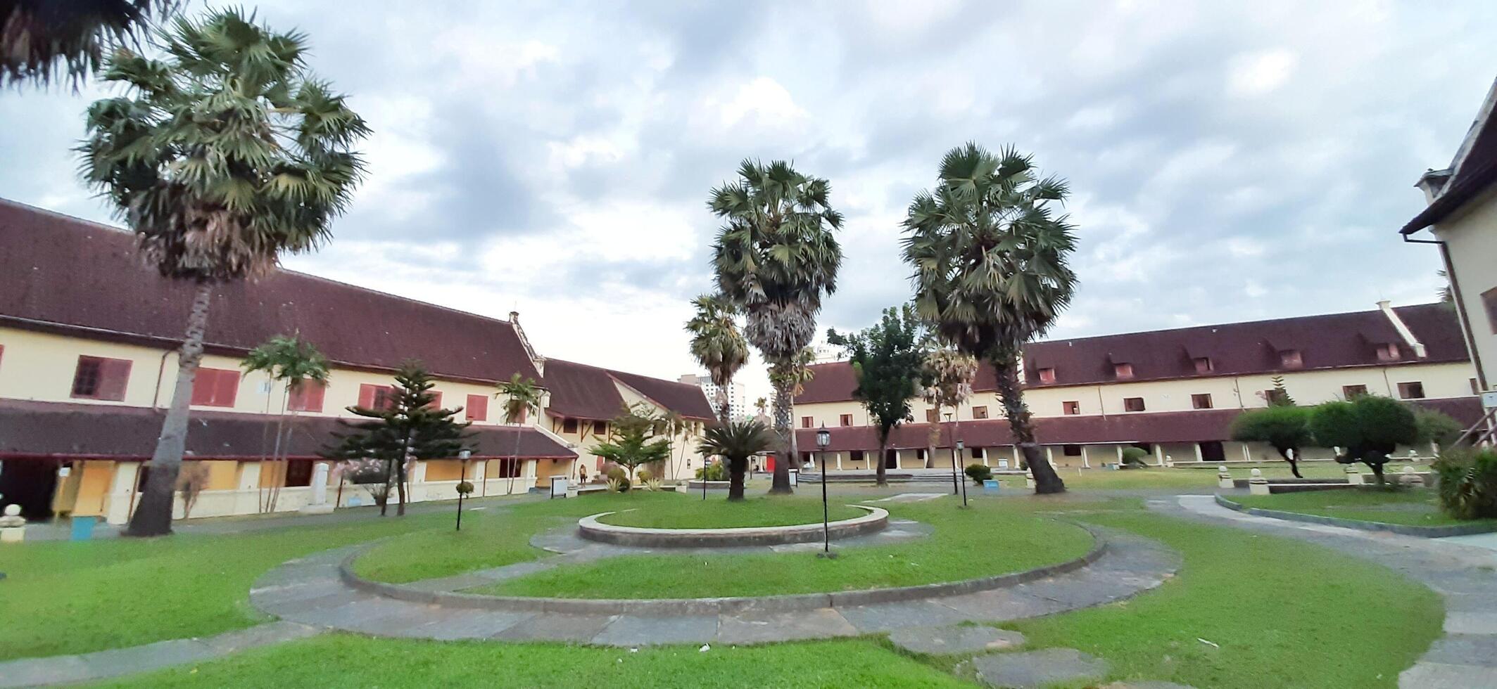 Fort Rotterdam or Benteng Ujung Pandang is a fort inherited from the Gowa-Tallo Kingdom built in 1545. Fort Rotterdam is located in the center of Makassar city. South Sulawesi, Indonesia July 15 2024 photo