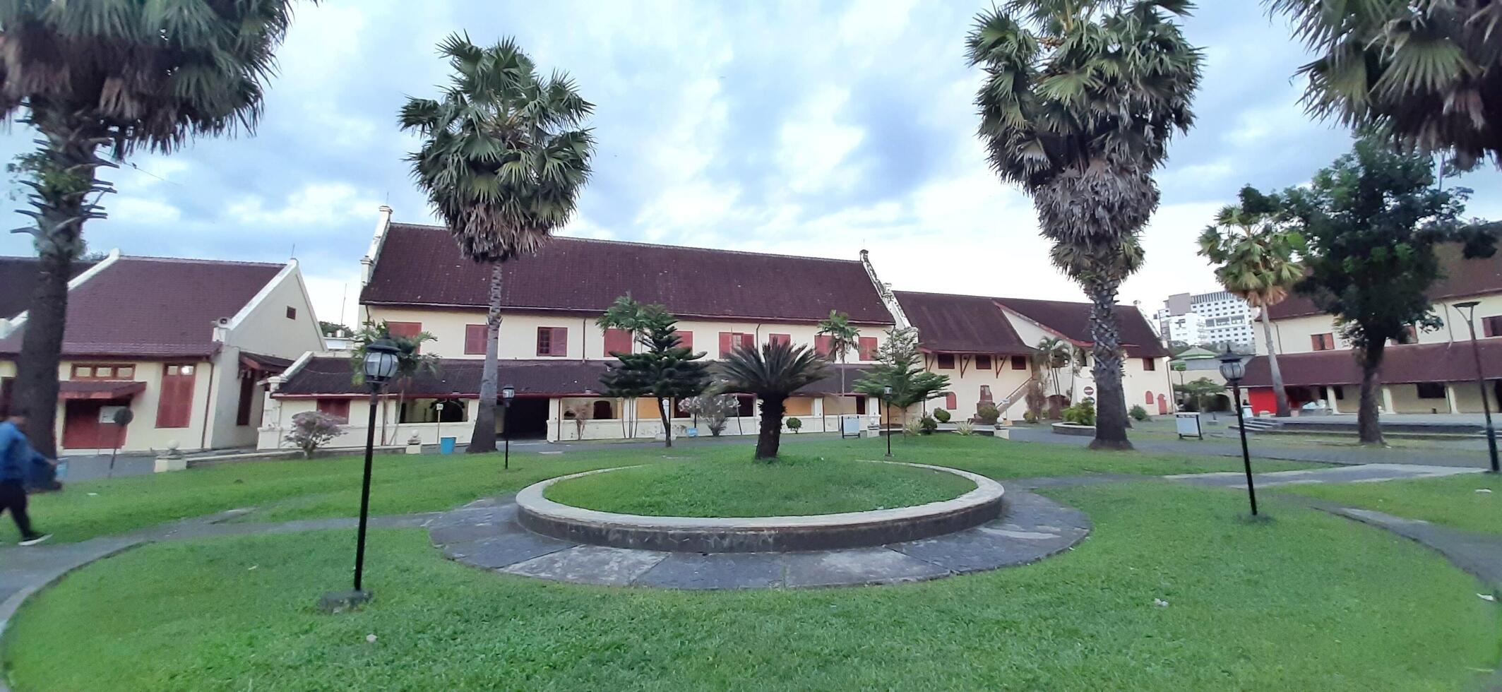 Fort Rotterdam or Benteng Ujung Pandang is a fort inherited from the Gowa-Tallo Kingdom built in 1545. Fort Rotterdam is located in the center of Makassar city. South Sulawesi, Indonesia July 15 2024 photo
