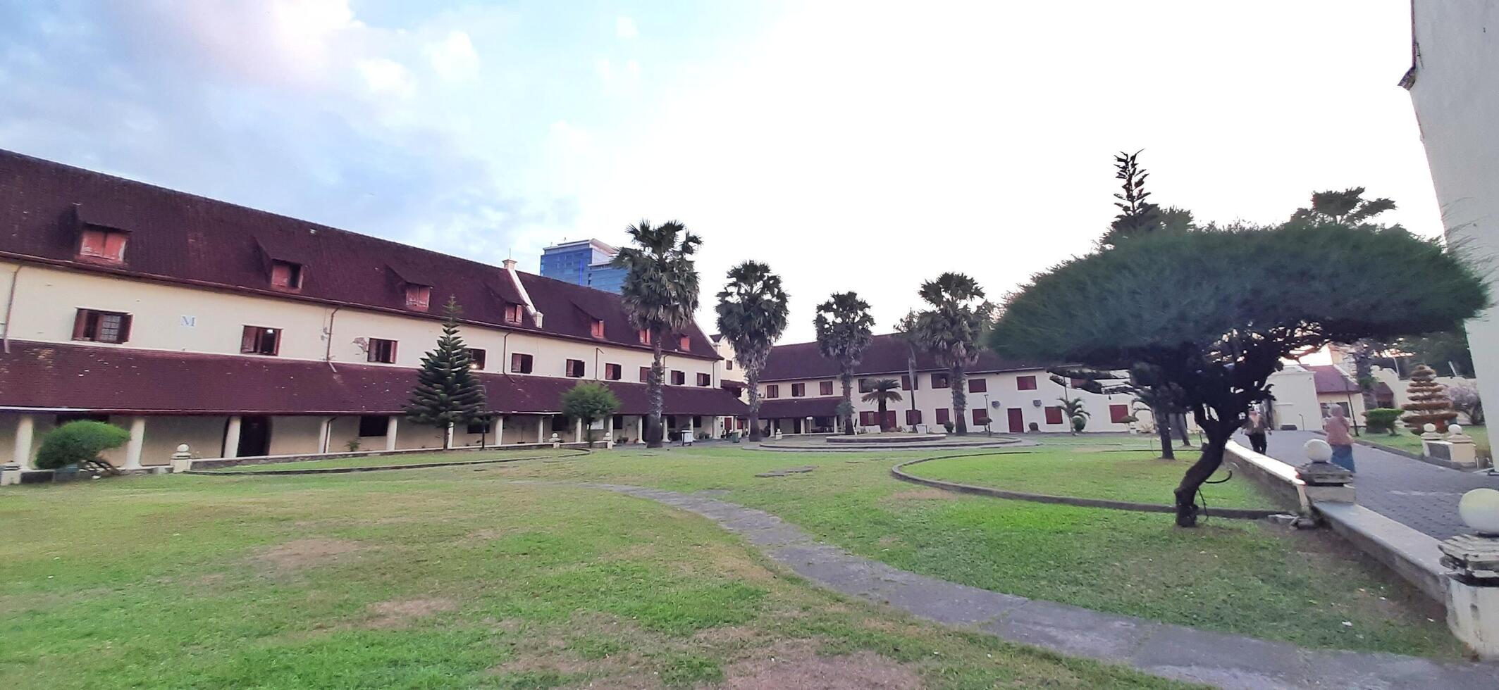 Fort Rotterdam or Benteng Ujung Pandang is a fort inherited from the Gowa-Tallo Kingdom built in 1545. Fort Rotterdam is located in the center of Makassar city. South Sulawesi, Indonesia July 15 2024 photo