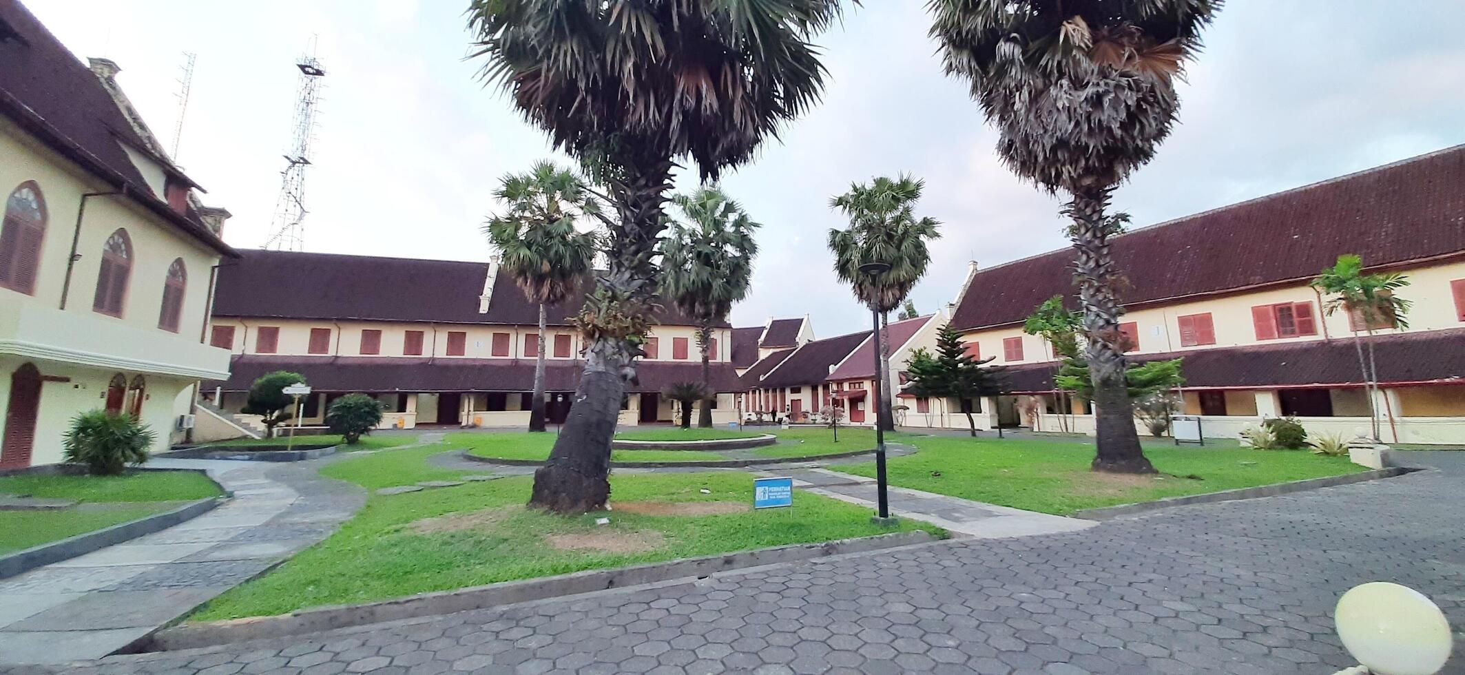 Fort Rotterdam or Benteng Ujung Pandang is a fort inherited from the Gowa-Tallo Kingdom built in 1545. Fort Rotterdam is located in the center of Makassar city. South Sulawesi, Indonesia July 15 2024 photo